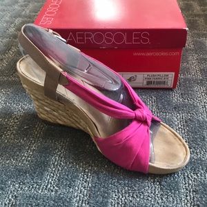 Aerosoles Plush Pillow pink sandals